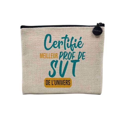 Tasche aus Leinen – zertifiziert Beste Kollegin Familie Mama Party Feier Idee – Kosmetiktasche aus Leinen in Leinenoptik – Kulturbeutel – Geldbörse, Svt – Herren, 15 x 10 cm, Kosmetiktasche von Fabulous