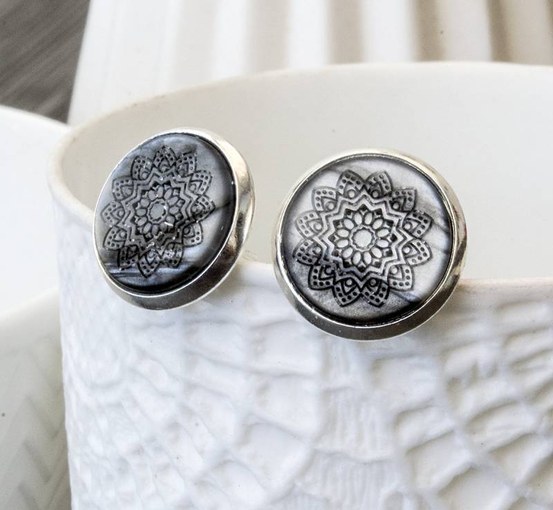 Geometrisch Ohrstecker Mit Muster Boho von FabulousFunkys