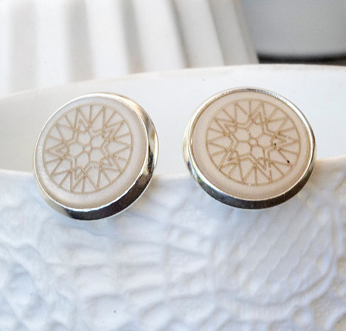 Geometrisch Ohrstecker Mit Muster Boho Geometrisch Ohrstecker Mit Muster Boho von FabulousFunkys