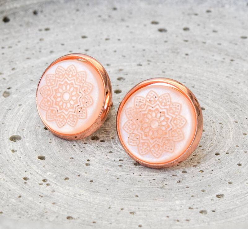 Geometrisch Ohrstecker Mit Muster Boho von FabulousFunkys