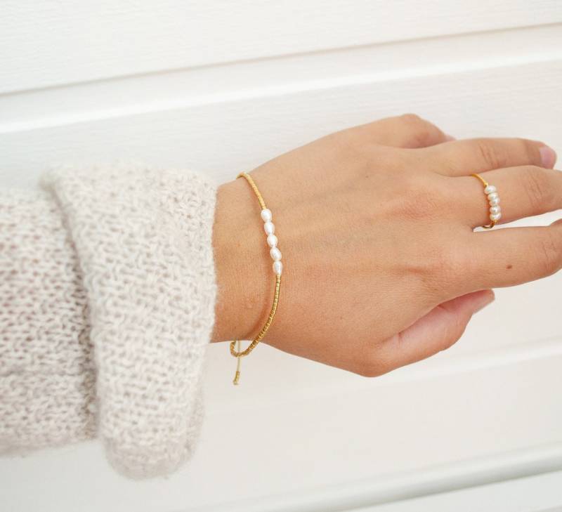 Perlen Armband Verstellbar - Summer Filigranes Freundschaftsarmband Perlen Armband Verstellbar - Summer Filigranes Freundschaftsarmband von FabulousFunkys