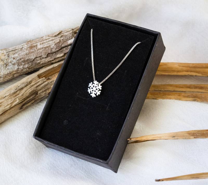 Schneeflocke Kette - 925 Sterling Silber Snow von FabulousFunkys