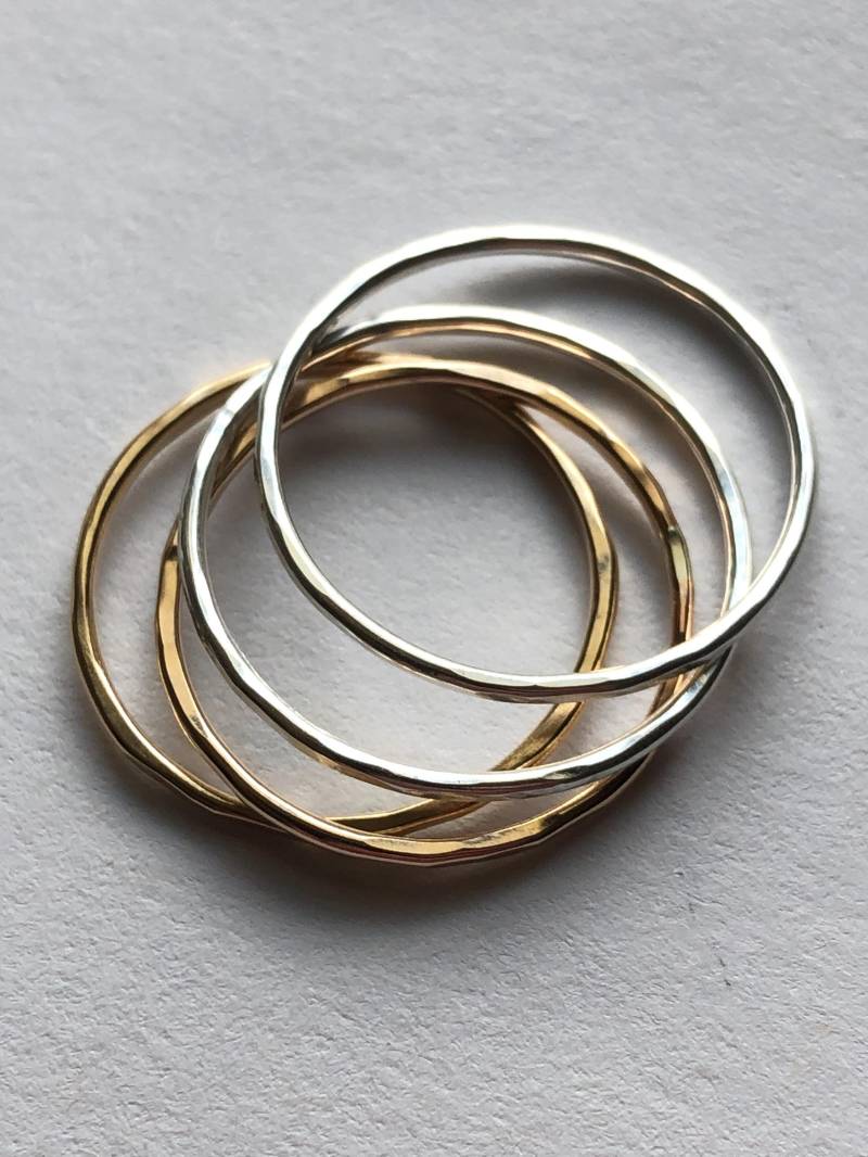 Stapelring Knöchelring, Midi Ring Oberhalb Sterling Silber Oder Vergoldet/Wähle Ringnummer Stapelring, Bandring, Sr1 von FabulousRocks