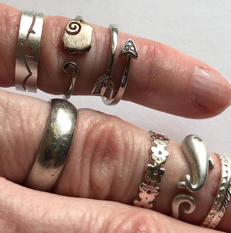 Verstellbarer Stapelring Aus 925Er Silber Walfisch, Midi, Knöchelring von FabulousRocks