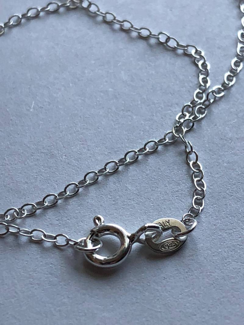 sterling Silber Kette, Fertige Flach Kabel Halskette, 2x1.5 Mm, Grosshandel Schmuck Kette D66.d Hp von FabulousRocks