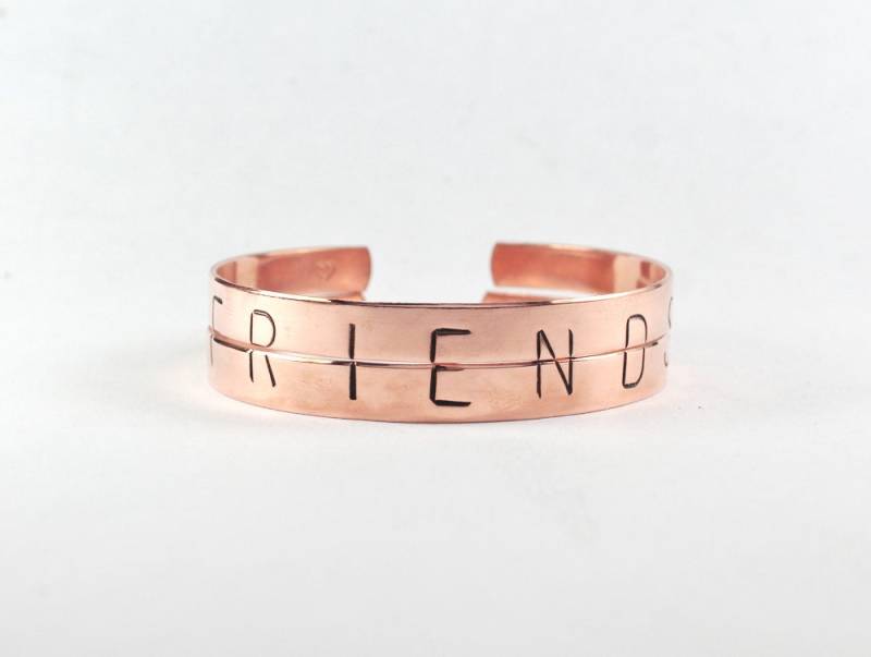Freundschaftsarmband Set, Für Zwei, Split Halb Wort Manschetten Armreifen, Bf Armband Geschenk, Beste Freundin Schmuck Freundschaftsarmband Set, Für Zwei, Split Halb Wort Manschetten Armreifen, Bf Armband Geschenk, Beste Freundin Schmuck von FabulousStamping