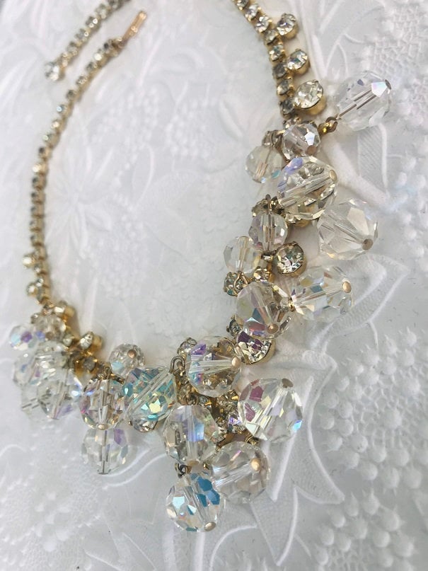 Fabelhafte Statement Kette in Klarblau Fabelhafte Statement Kette in Klarblau von FabulousVintageBijou
