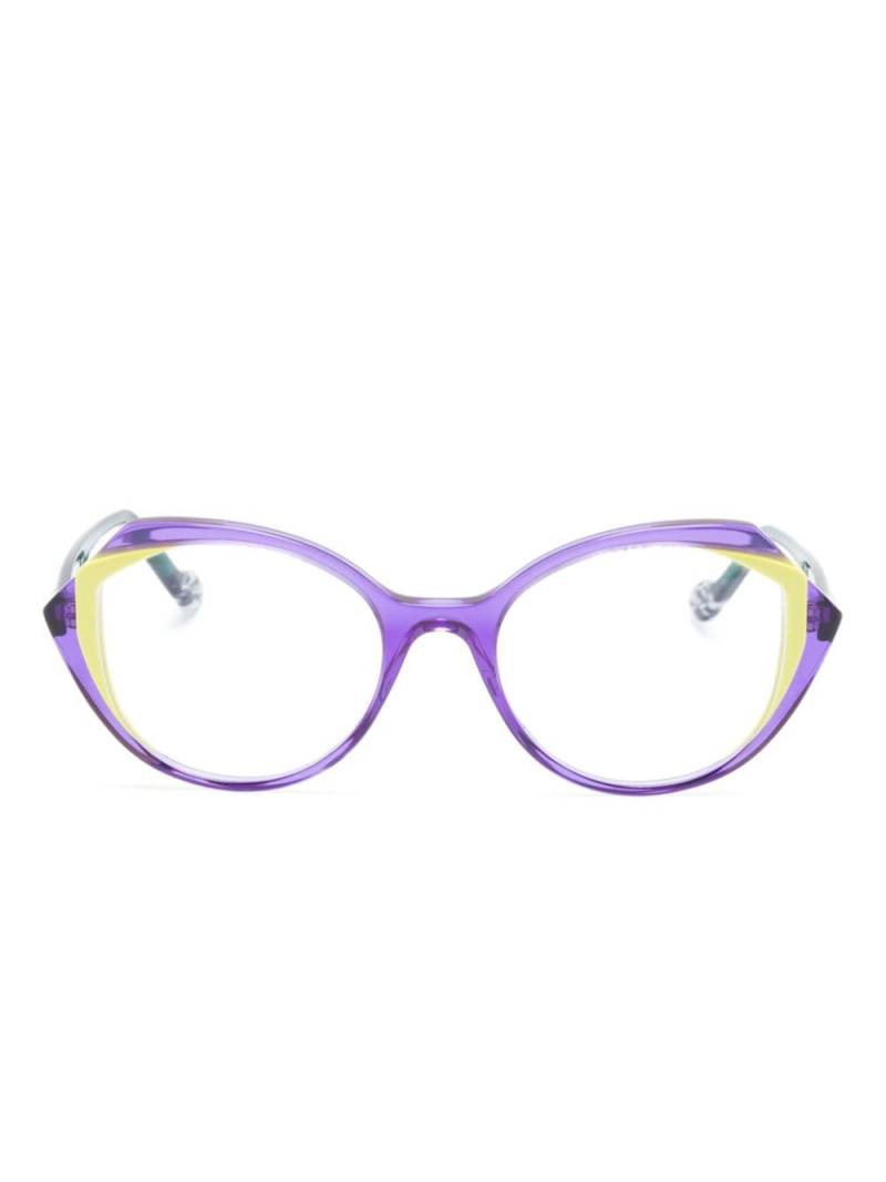 Face À Face Kaledo 1 Brille mit Cat-Eye-Gestell - Violett von Face À Face