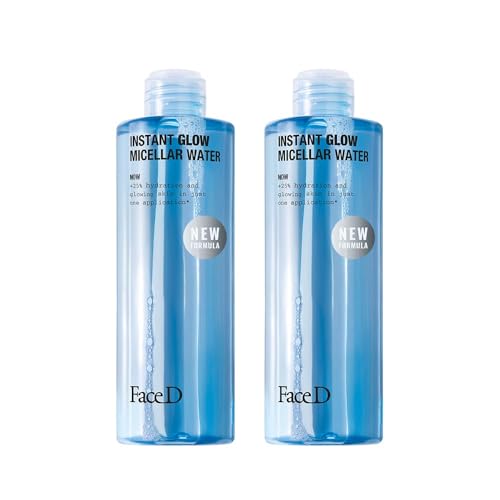 Face D BI-PACK Mizellenwasser für Gesicht und Augen, feuchtigkeitsspendend mit Hyaluronsäure, 2 x 400 ml Face D BI-PACK Mizellenwasser für Gesicht und Augen, feuchtigkeitsspendend mit Hyaluronsäure, 2 x 400 ml von Face D