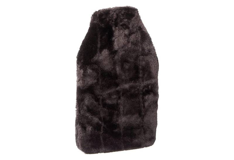 Fachhandel Plus Wärmflasche mit Bezug in Kunstfelloptik 2 Liter weich und waschbar, für wohltuende Wärme und Entspannung von Fachhandel Plus