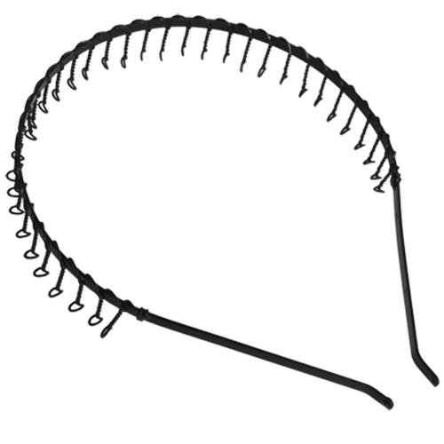 FACILLA® Fußball Metall Herren Haarreif Haarschmuck Schwarz Neu von Facilla