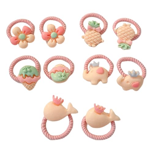 10 Stück Cartoon Haargummis mit Obst/Blume Thema Designs für kleine Mädchen und Kinder Sprinig Haarstyling Haarband 10 Stück Cartoon Haargummis mit Obst/Blume Thema Designs für kleine Mädchen und Kinder Sprinig Haarstyling Haarband von FackLOxc