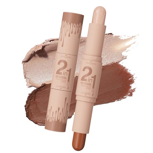 2-in-1-Make Up Textmarker Und Konturstift Doppelseitiger Make Up Textmarker Konturstift Make Up Konturstift von FackLOxc