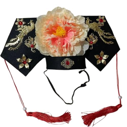 Anspruchsvolle Queenly Haarschmuck, einzigartige ethnische Kopfbedeckung, Quasten, Kopfbedeckung, Abendkleid, Haar-Accessoire von FackLOxc