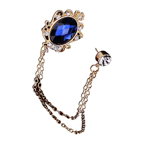 Brosche, Anstecknadelkette für Herren, Anzug, Quasten, Kragenketten für Hemden, Abzeichen, Ketten für Vatertagsgeschenke, Legierung und Beschichtung von FackLOxc