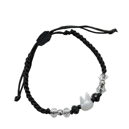 FackLOxc Einzigartiges Modearmband Kaninchen Armband Detailliertes Handgefertigtes Kabelarmband Perfekt Für Unverwechselbare Modes Statement von FackLOxc