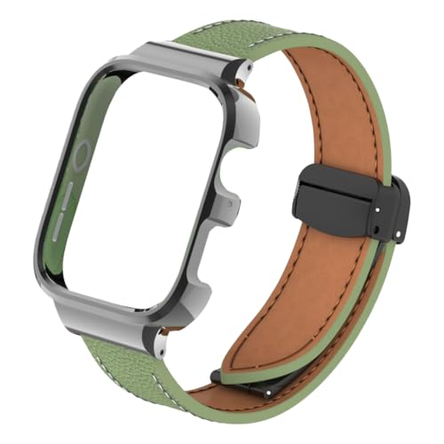 FackLOxc Ersatzband Lederband mit Metallrahmen Lychee Textur Armband für Fit 3 verstellbare Gürtelarmbänder, Leder FackLOxc Ersatzband Lederband mit Metallrahmen Lychee Textur Armband für Fit 3 verstellbare Gürtelarmbänder, Leder von FackLOxc