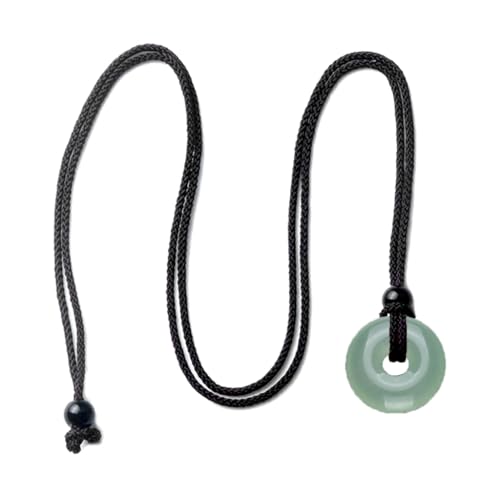 FackLOxc Fashion Trend Kristall Achat Anhänger Schlüsselbeinkette Temperament Einfache Kalt Verstellbare Schnalle Halskette, Kristall-Achat-Stein von FackLOxc