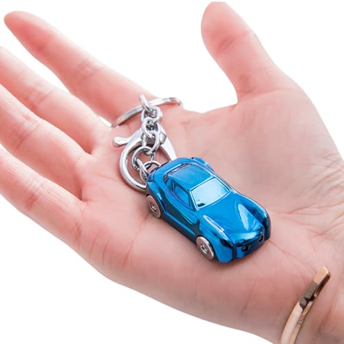 FackLOxc Functional Alloy Car Model Modellschlüsselbund Praktischer Legierungsauto Keyring Anhängercharm Zum Hinzufügen Von Zauber Zu Taschen Und Rucksäcken von FackLOxc