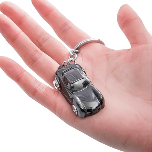 FackLOxc Functional Alloy Car Model Modellschlüsselbund Praktischer Legierungsauto Keyring Anhängercharm Zum Hinzufügen Von Zauber Zu Taschen Und Rucksäcken von FackLOxc