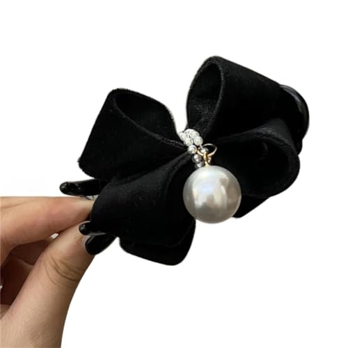 FackLOxc Haarklammer mit Schleife, Haarklammer für Damen, Mädchen, Dutt und Pferdeschwanz, 7,6 cm, für dünnes und starkes Haar FackLOxc Haarklammer mit Schleife, Haarklammer für Damen, Mädchen, Dutt und Pferdeschwanz, 7,6 cm, für dünnes und starkes Haar von FackLOxc