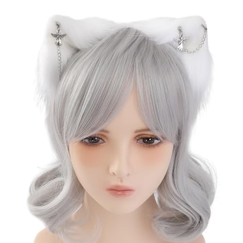 FackLOxc Handgefertigtes Ohr-Stirnband, Anime-Stirnband, Maskeraden, Kostüm, Kopfbedeckung, weibliche Teenager, Cosplay, Verkleidungen, Haardekorationen FackLOxc Handgefertigtes Ohr-Stirnband, Anime-Stirnband, Maskeraden, Kostüm, Kopfbedeckung, weibliche Teenager, Cosplay, Verkleidungen, Haardekorationen von FackLOxc