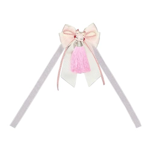 FackLOxc Hot Girl Anime Haarnadel Subkulturen Bowknot Haarspange Cosplay Kostüm Seitennadel Teenager Mädchen Haarstyling-Zubehör von FackLOxc
