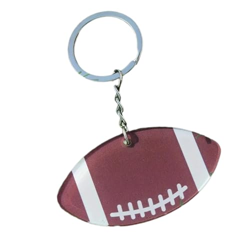 FackLOxc Kleine Volleyball Schlüsselanhänger Sportliche Dekorative Anhänger Key Ornament Acryl Textur Für Rucksäcke Fitnessbeutel Und Geldbörsen von FackLOxc