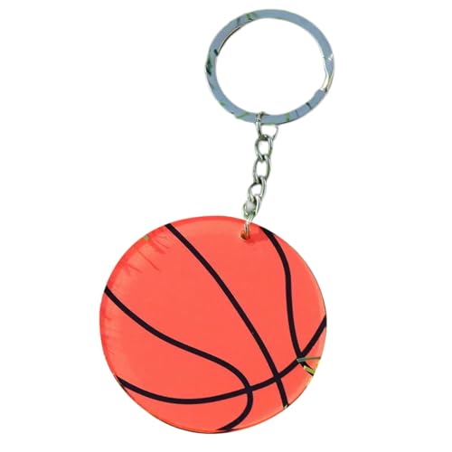 FackLOxc Kleine Volleyball Schlüsselanhänger Sportliche Dekorative Anhänger Key Ornament Acryl Textur Für Rucksäcke Fitnessbeutel Und Geldbörsen von FackLOxc
