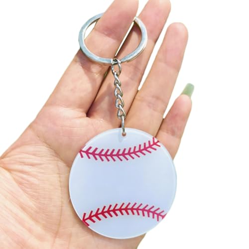 FackLOxc Kleine Volleyball Schlüsselanhänger Sportliche Dekorative Anhänger Key Ornament Acryl Textur Für Rucksäcke Fitnessbeutel Und Geldbörsen von FackLOxc