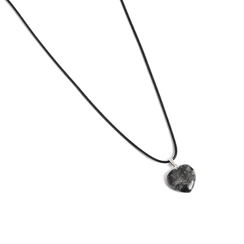 FackLOxc Neuartiger Naturstein grüner Anhänger Temperament liebt Herz Stein Kristall Halskette Trend Schmuck, Naturstein + Wachsseil FackLOxc Neuartiger Naturstein grüner Anhänger Temperament liebt Herz Stein Kristall Halskette Trend Schmuck, Naturstein + Wachsseil von FackLOxc