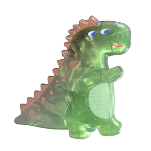 FackLOxc Niedliche Cartoon-Dinosaurier-Haarklammern, Kopfbedeckung, große Haarspangen, starker Halt, große Haarklammern für dickes und dünnes Haar, lustige Haarklammern, Metall-Haarnadel für Frauen, von FackLOxc