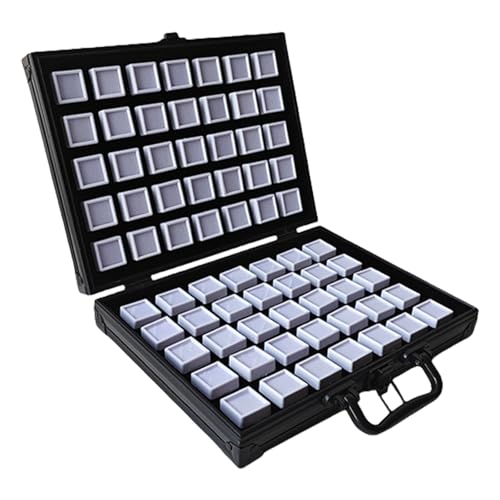 FackLOxc Portable Größe Aluminiumlegierung Edelsteine ​​Organisatoren Mit Softschwamm Kissen Designs Für Die Verwendung Von Home Oder Ausstellungsdisplays von FackLOxc