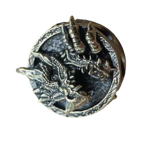 FackLOxc Stilvoller Drachen-Anhänger aus Messing, multifunktionales Werkzeug und Schmuck für Bastler und Outdoor-Aktivitäten, Kupfer, Wie beschrieben von FackLOxc