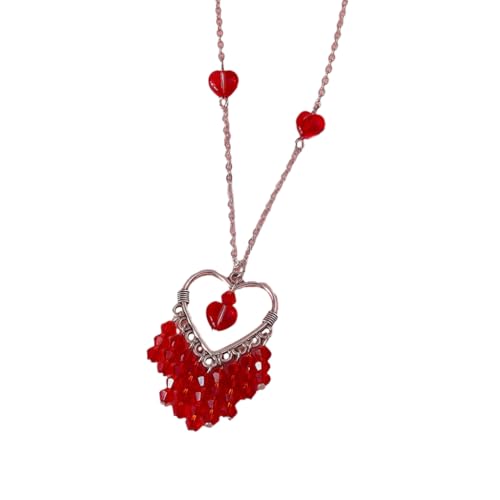 FackLOxc Trendige Halskette mit Herz-Anhänger aus Kunstharz, für den täglichen Gebrauch, Verabredungen, Partys, Kunststoff / Harz FackLOxc Trendige Halskette mit Herz-Anhänger aus Kunstharz, für den täglichen Gebrauch, Verabredungen, Partys, Kunststoff / Harz von FackLOxc