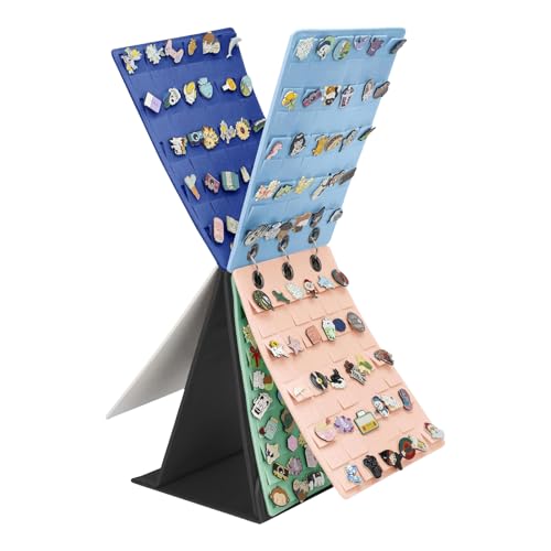 FackLOxc Vielseitiger Robuster Filzstift Display Stand Space Space Effiziente Rotatierhalter Zubehör Für Schreibtisch Und Theken Pin Sammel Organisatoren von FackLOxc