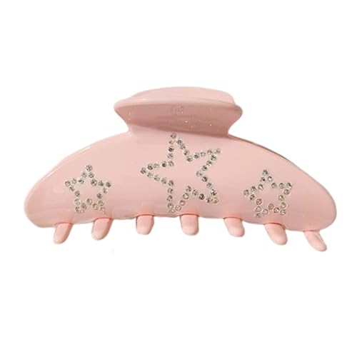 Große Haarklammer mit Strasssteinen, Stern-Dekorationen, Haarschnappklemmen, Arbeit, Dating, Haar-Accessoires für Frauen und Mädchen von FackLOxc