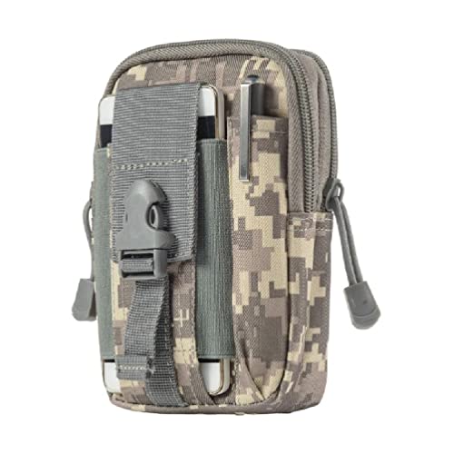 Gürteltasche für Handy mit Gürtelclip Kartenhalter Tasche für Männer Vintage Karten Werkzeuge Organizer Gürteltasche für Männer, Acu Camouflage Witho von FackLOxc