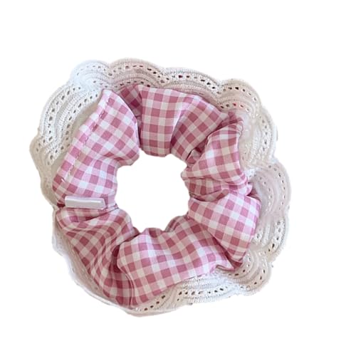 Haargummis aus Spitze und weißem Karomuster, starker Halt, Kostüm, Checker, Haargummi, Haarschmuck von FackLOxc