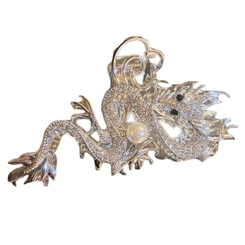 Haarklammer im Vintage-Stil, mit Strass, Drachen, für Frauen, Bankett, Party, chinesisches Cheongsam-Haar-Accessoire Haarklammer im Vintage-Stil, mit Strass, Drachen, für Frauen, Bankett, Party, chinesisches Cheongsam-Haar-Accessoire von FackLOxc