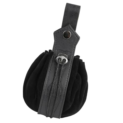 Mittelalterliche Taillenpackung Retro Gürtelbeutel Taillenbeutel LARP Renaissances Kostümzubehör Für Frauen Männer Leder Fannys Pack von FackLOxc