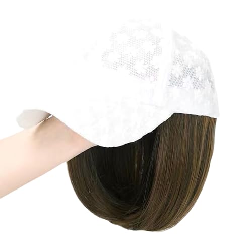 Perücken Haar Mesh Mode Verstellbare Baseballhut Mit Natürlichen Perücken Cosplay Dressing Accessoires Party Schnellfrisur von FackLOxc