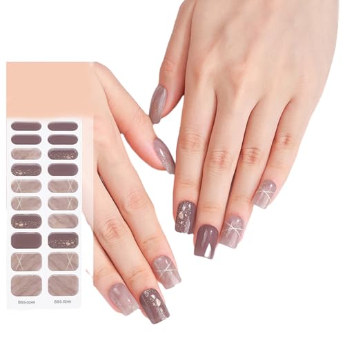 Professionelle Gelnagelstreifen Volle Wraps Für Mädchen Keine Wartezeit Ohne Nagelschäden LED Lampe Benötigte Nageldekoration von FackLOxc