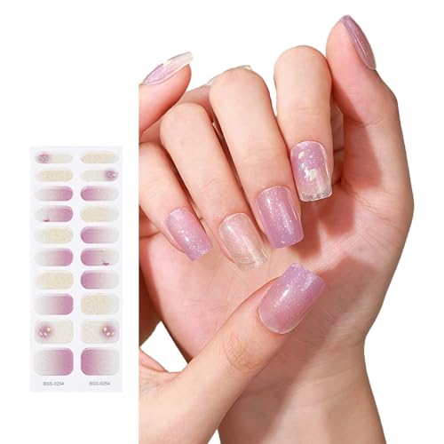 Professionelle Gelnagelstreifen Volle Wraps Für Mädchen Keine Wartezeit Ohne Nagelschäden LED Lampe Benötigte Nageldekoration von FackLOxc