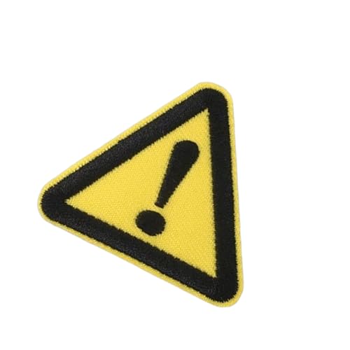 Stilvolle Haarspange aus Plüsch, Warnschild, Haar-Accessoire für den täglichen Gebrauch von FackLOxc