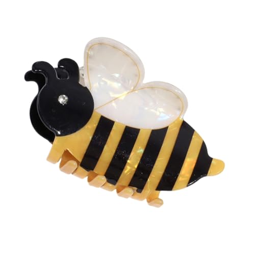 Trendige Bienen-Haarklammer für Damen, modische Haarspange, stilvolle Haarklammer für den täglichen Gebrauch von FackLOxc