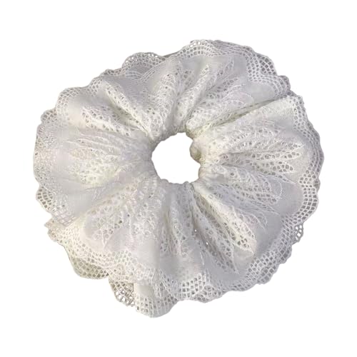 Übergroße Haargummis, übergroße Spitzen-Haargummis, elastisches Haarteil, Haarseil, Damenschmuck von FackLOxc