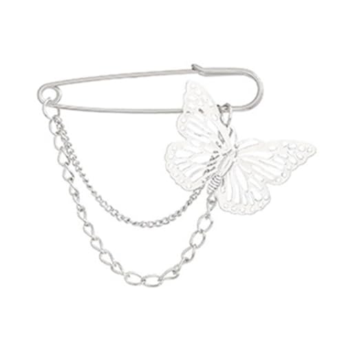 Vielseitige, dekorative Anstecknadelkette, modische Brosche, Pullover, Schal, Clip, geeignet für verschiedene Anlässe, Metall Vielseitige, dekorative Anstecknadelkette, modische Brosche, Pullover, Schal, Clip, geeignet für verschiedene Anlässe, Metall von FackLOxc