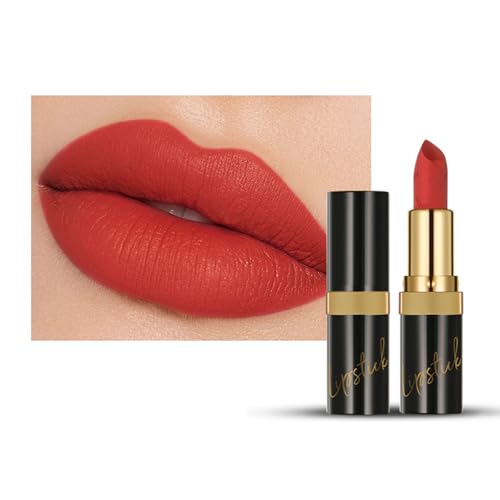 Vollständige Abdeckung Mattes Lippenstift Für Frauen Hochpigmentiertes Wasserdichtes Lipgloss Für Natürliche Make Up Look von FackLOxc