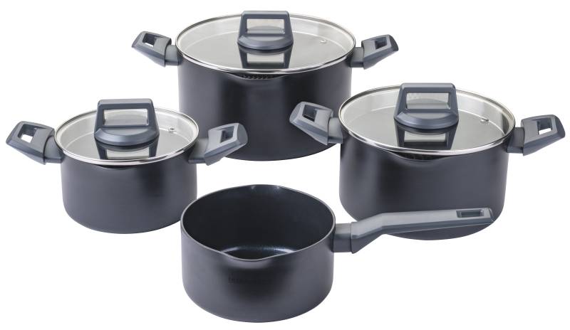 FACKELMANN Topf-Set "Statement" Set, 7 Stk. tlg. Aluminium von Fackelmann